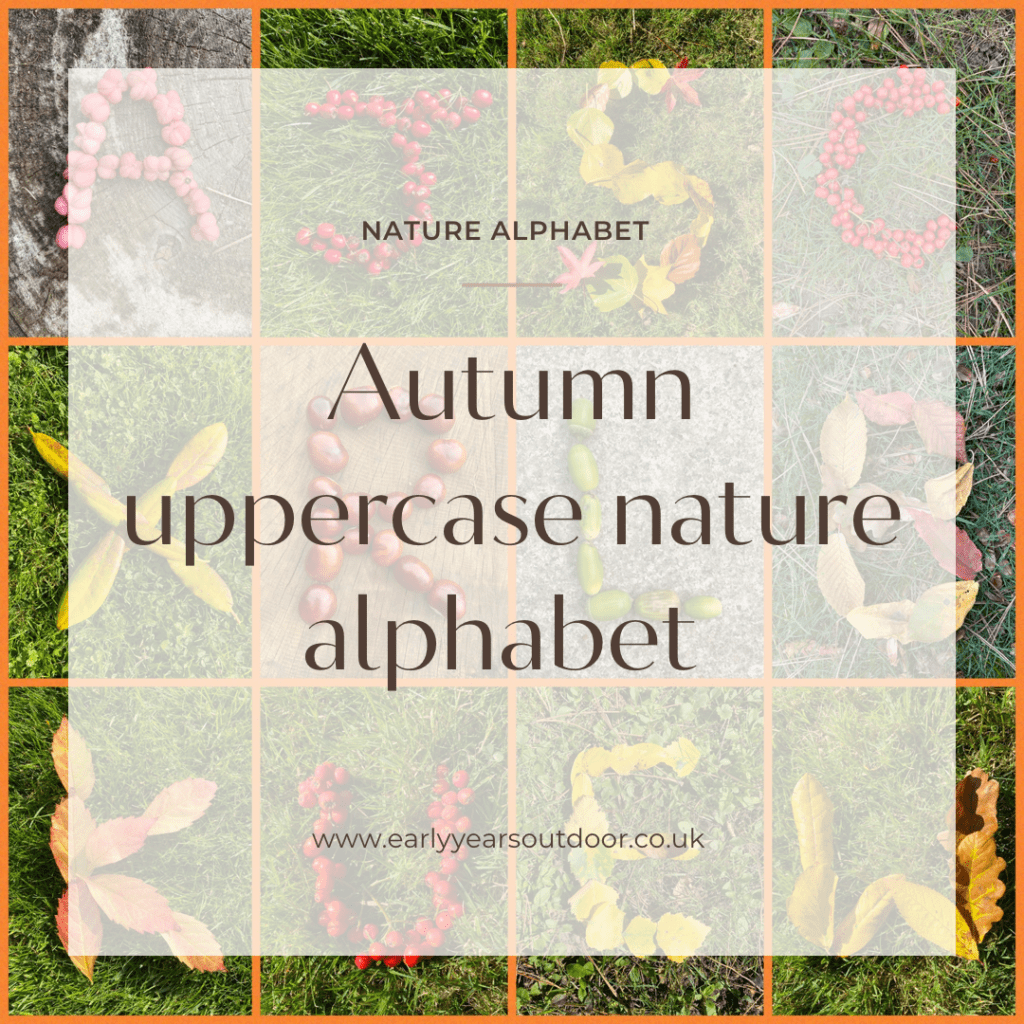 Autumn Uppercase Alphabet Early Years Outdoor