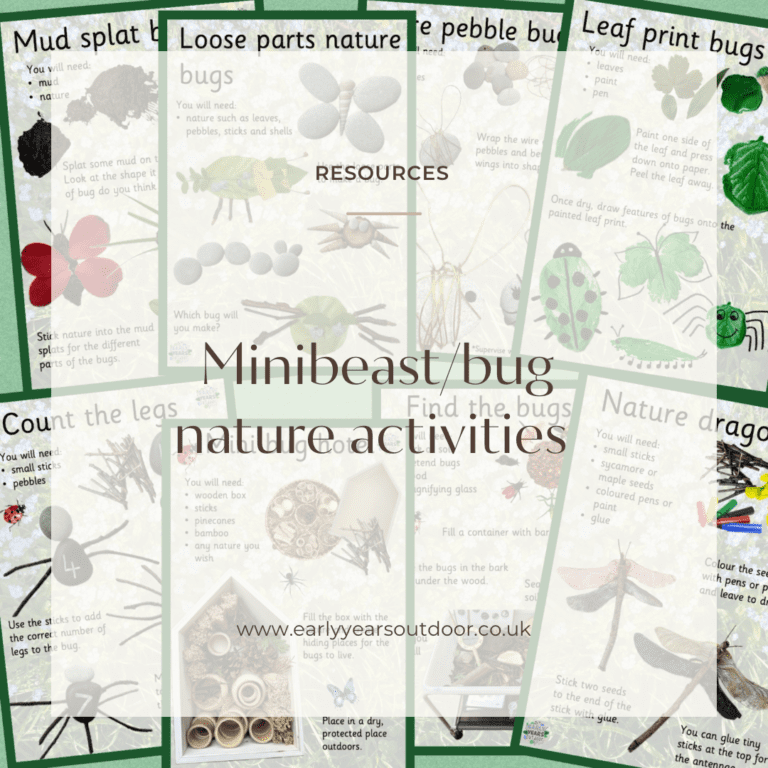 Minibeast & bug nature activities - Early Years Outdoor